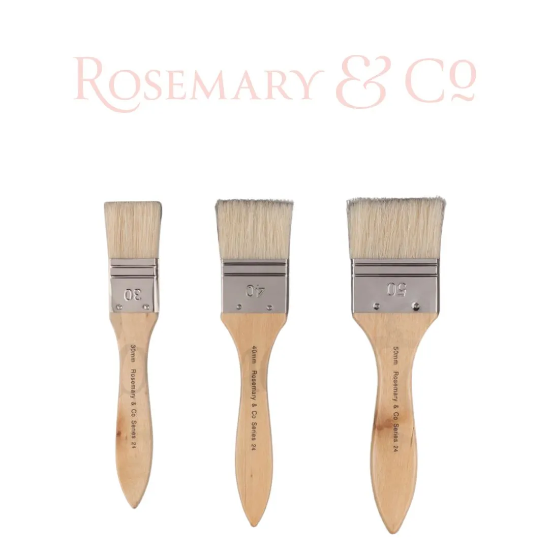 Series 24 Hog Hair Large Flat Brush