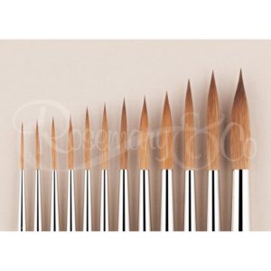 Series 44 Pure Kolinsky Rigger Brush Short Handle