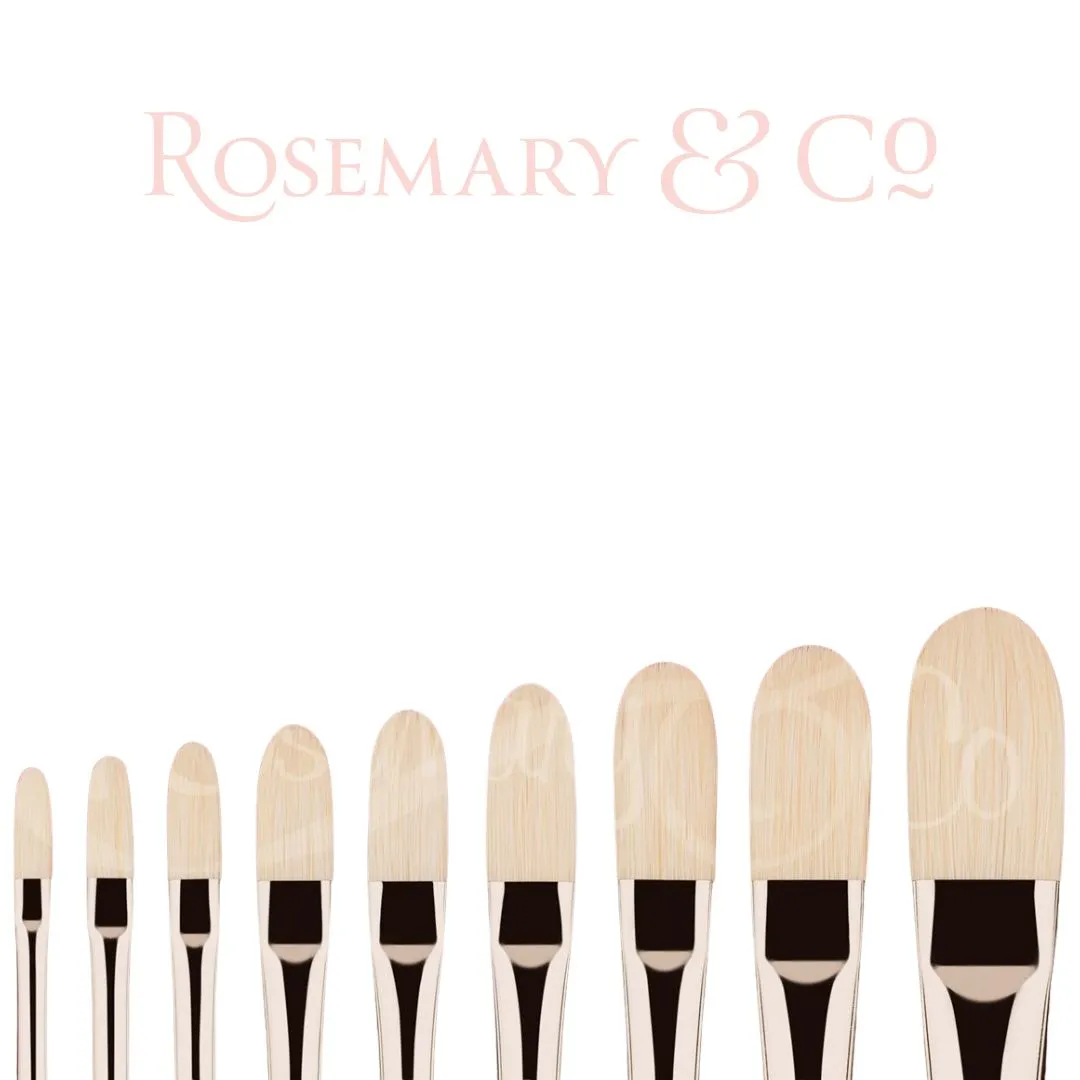 Ultimate Bristle Filbert Long Handle