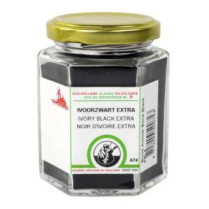 SP.074 Ivory Black Pigment 110gr - Old Holland
