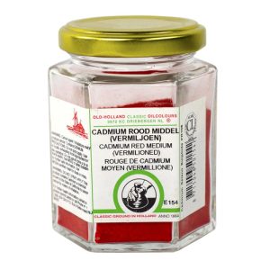 SP.154 Cadmium Red Medium Pigment (Vermillioned) 110gr - Old Holland