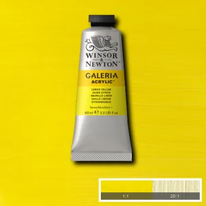 W&N Galeria Acrylic - Lemon Yellow 60ml