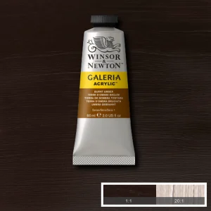 W&N Galeria Acrylic - Burnt Umber 60ml