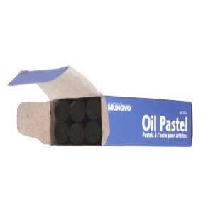 Mungyo Black Oil Pastel (6 Piece)
