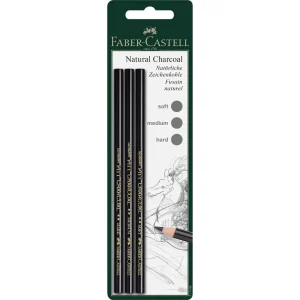 Faber-Castell Pitt Natural Charcoal Pencils