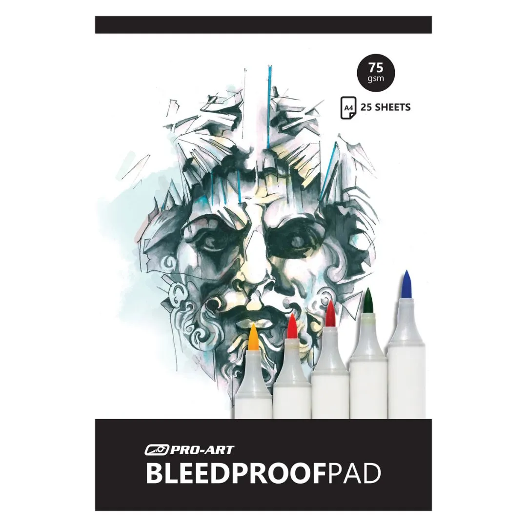 Pro-Art Bleed Proof Pad 75gsm