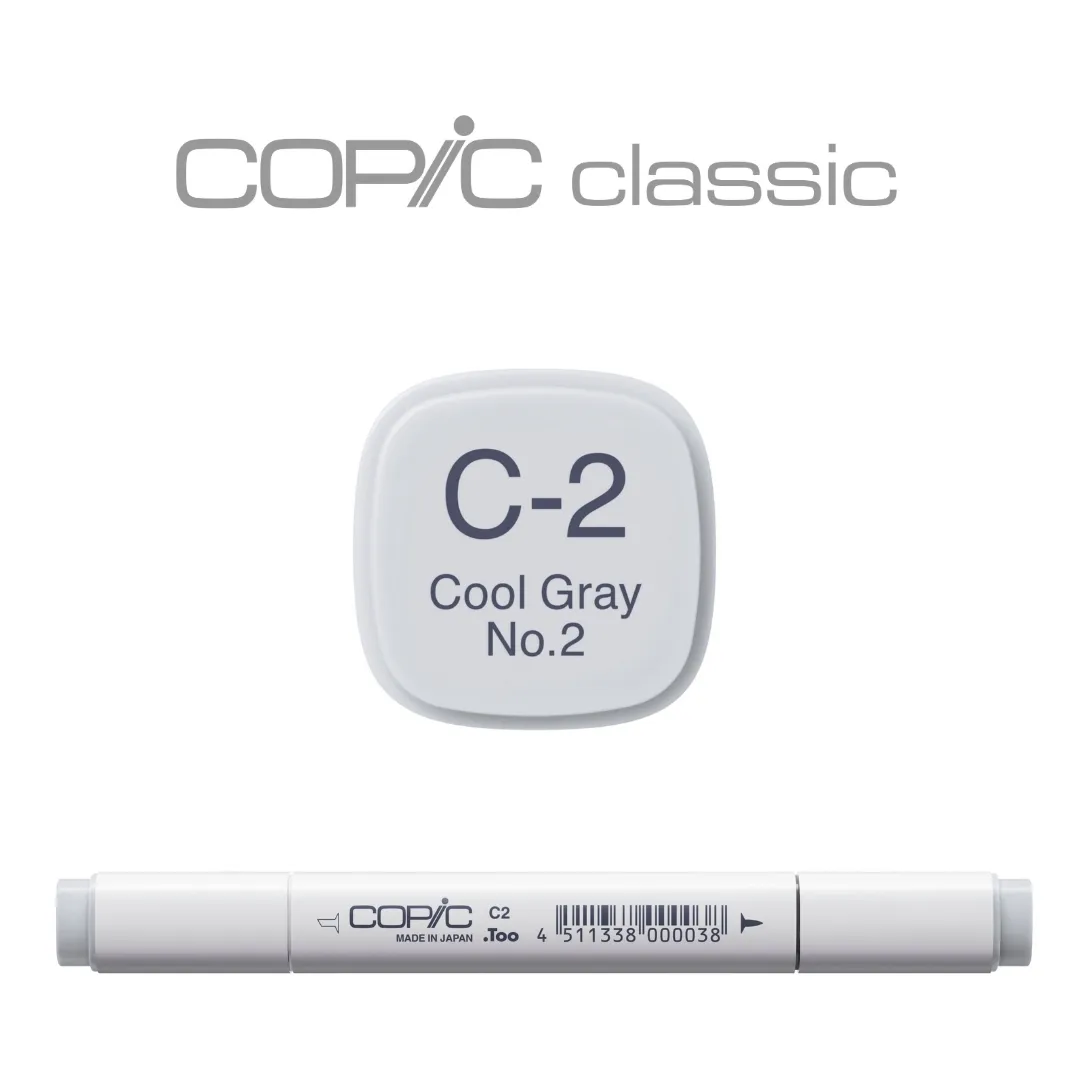 Copic Classic Cool Gray C2