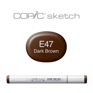 Copic Sketch Dark Brown E47