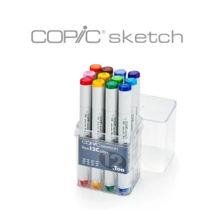 Copic Sketch Basic Colours Set 12 Colours