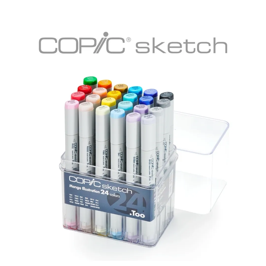 Copic Sketch Manga Set 24 Colours